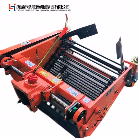 Venta caliente Maquinaria agrícola Maquinaria agrícola 2 crestas 4 filas Amplia área de trabajo Cosechadora de patatas