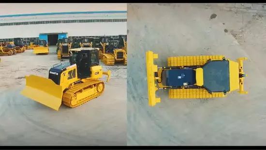 Tractor de orugas topadora hidráulica sobre orugas fiable y duradero Bulldozer Dh13K